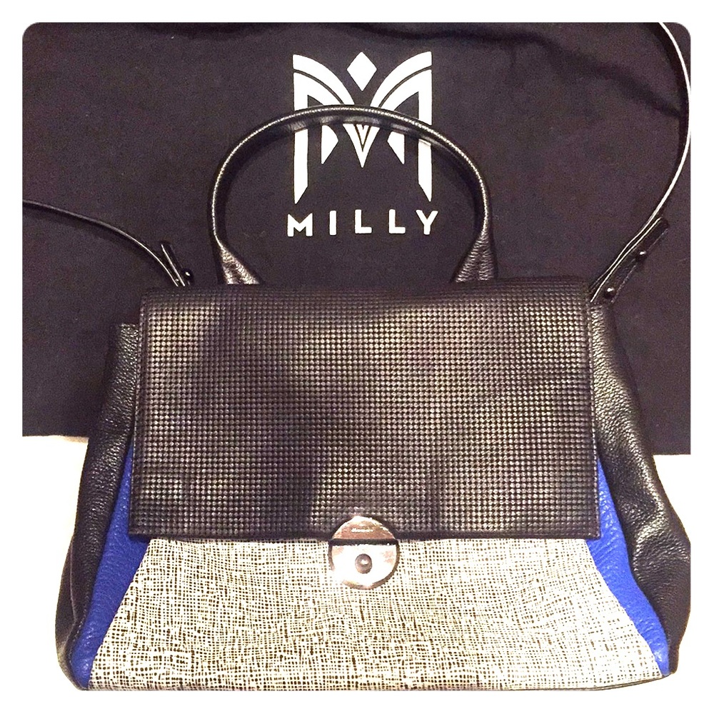 MILLY Wythe Mixed Media Crossbody Bag 😍